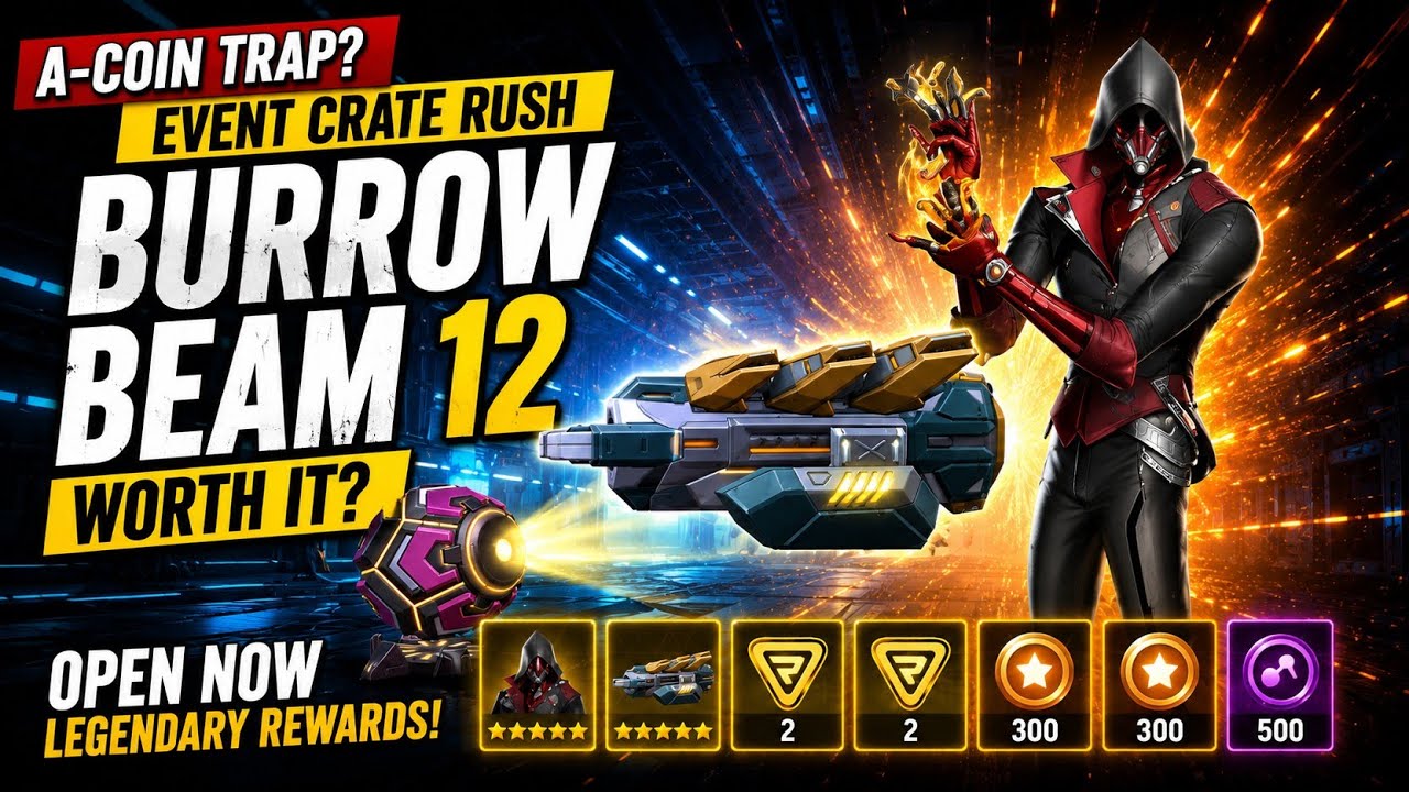 Burrow Beam 12 Worth It? 🤔 Don't Waste Your A-Coins! | Mech Arena