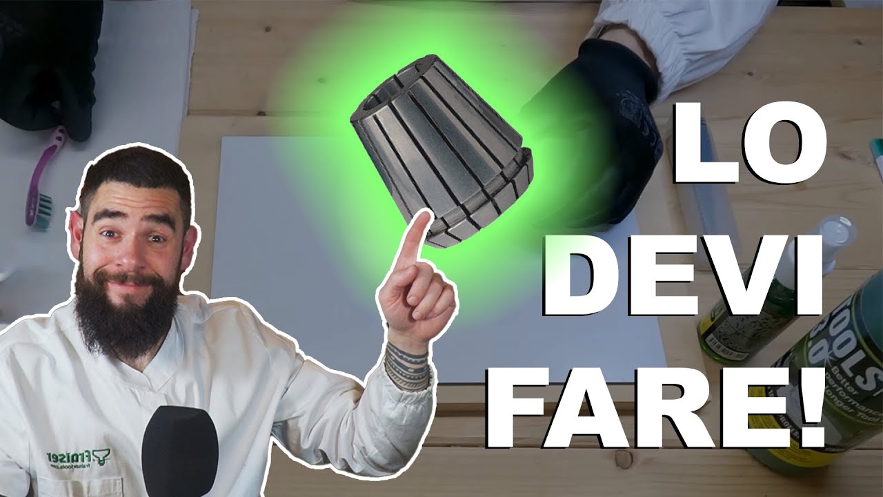 Come pulire le PINZE ELASTICHE della fresatrice - GUIDA TUTORIAL