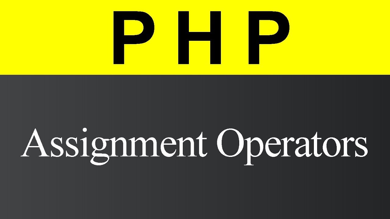 Assignment Operators in PHP (Hindi)