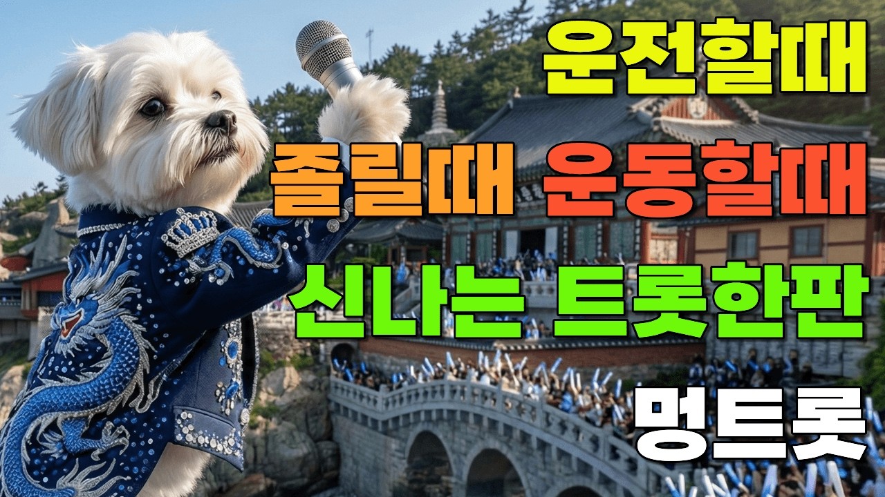 [플레이리스트] 🏎️운전·운동할 때 무조건 재생! 땀나는 흥 트로트 50곡 🏃‍♂️ 4시간 30분 연속듣기 메들리 | 멍트롯