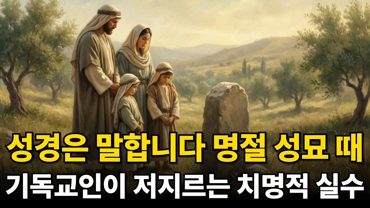 설,추석 명절 성묘 때 기독교인이 저지르는 치명적 실수 7가지｜성경은 말합니다