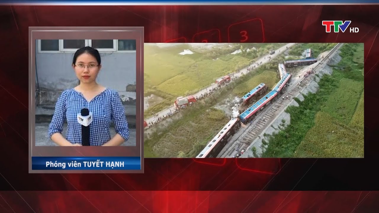 Cập nhật Ι Tai nạn đường sắt nghiêm trọng tại Thanh Hóa