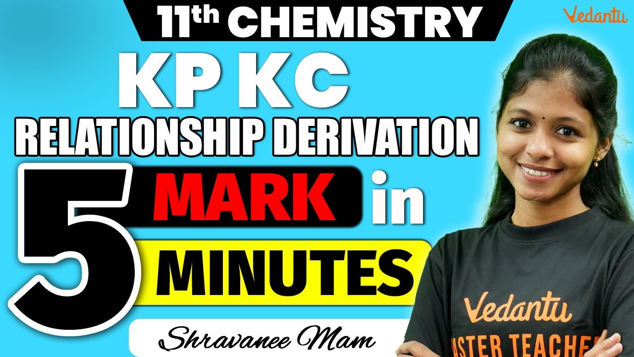 11th Chemistry | Kp Kc Relationship Derivation | 5 MARK in 5 MINUTES | Shravanee Ma'am