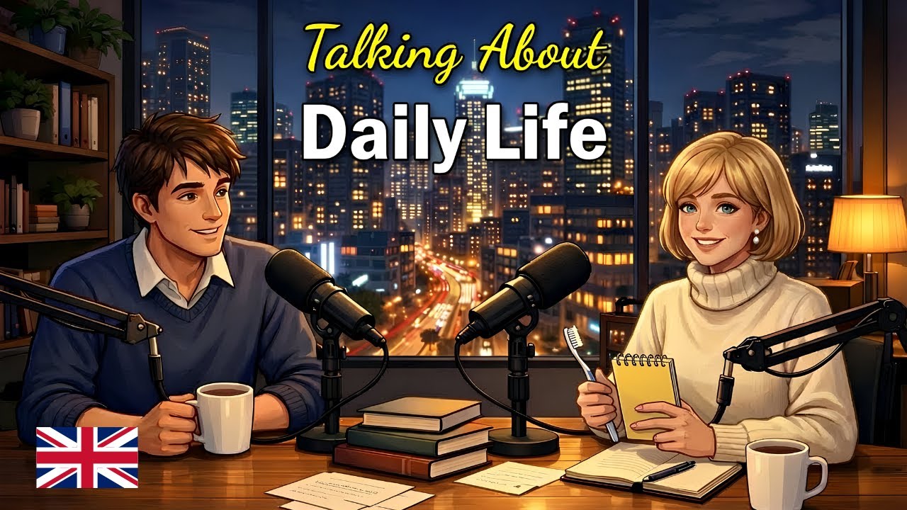 How to Talk About Daily Life in English | Learn English Conversation for Beginners (A2-B1)