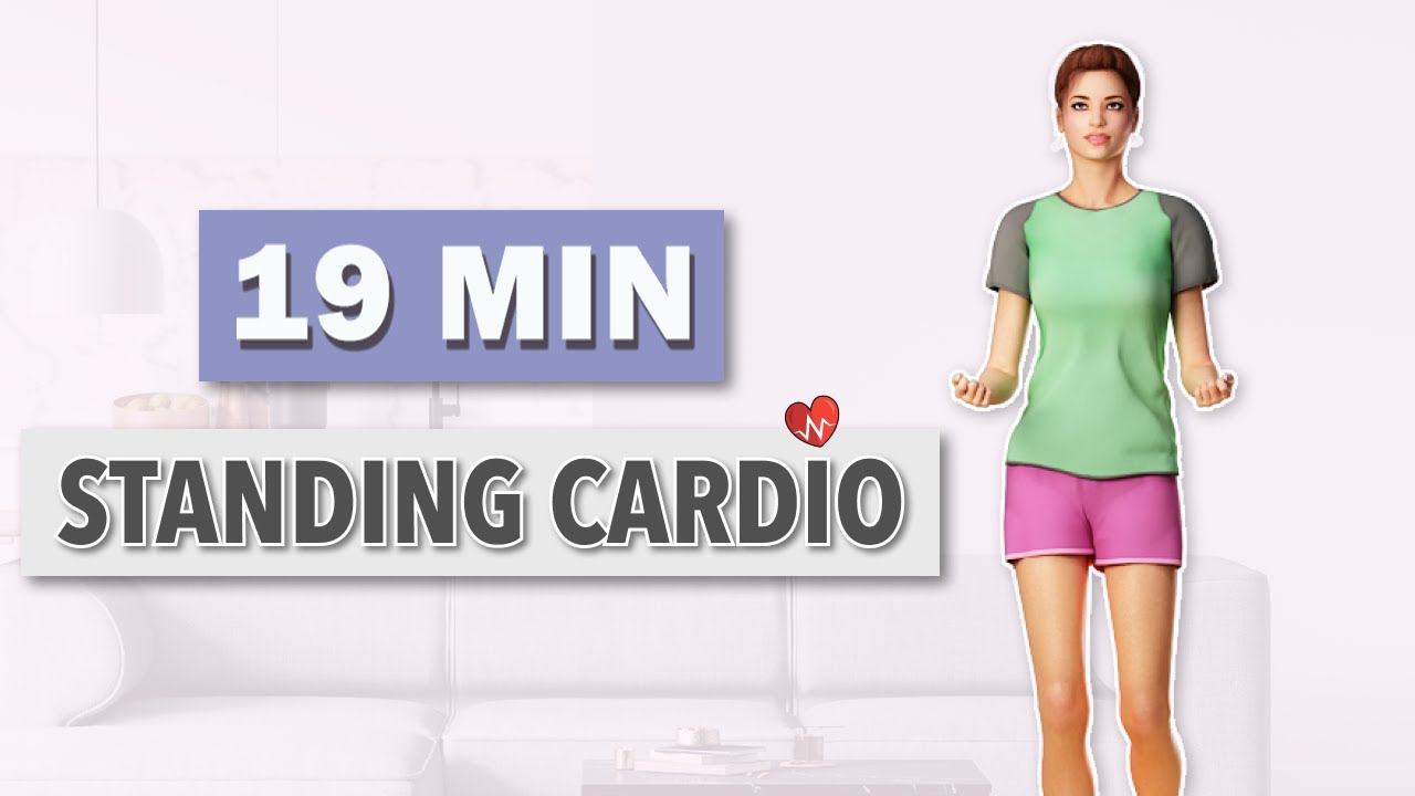 19-Min Standing Cardio Workout At Home: Get Ready To Burn Calories!
