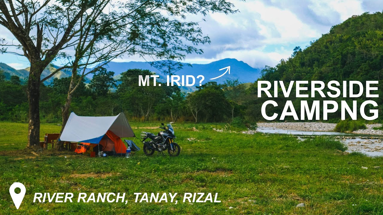 Solo Motorcycle Camping | ASMR | RIVER RANCH TANAY | HONDA CB150X [ep7]