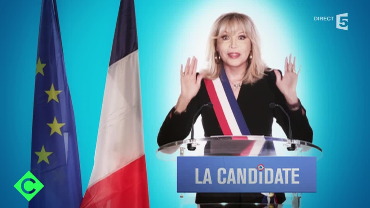 Amanda Lear Présidente - C à vous - 26/01/2016