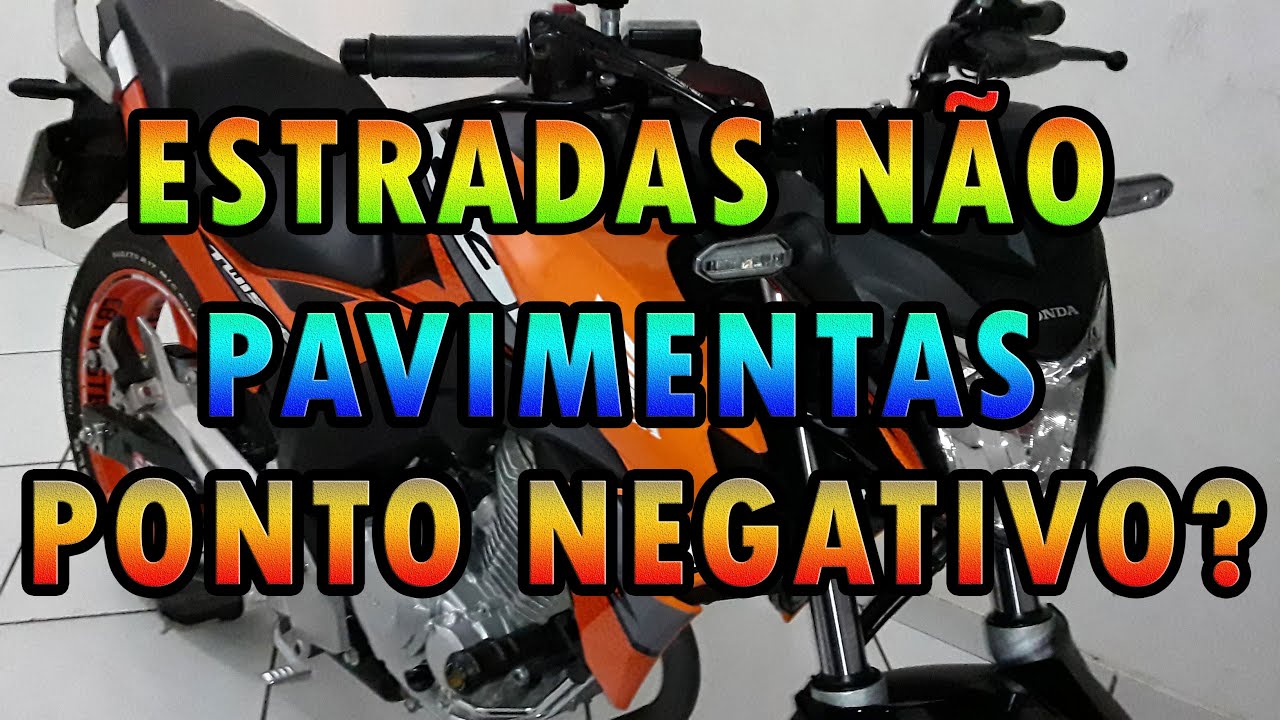 ESTRADAS NÃO PAVIMENTAS PONTO NEGATIVO ? - CB TWISTER 2019 | Carlos Rods