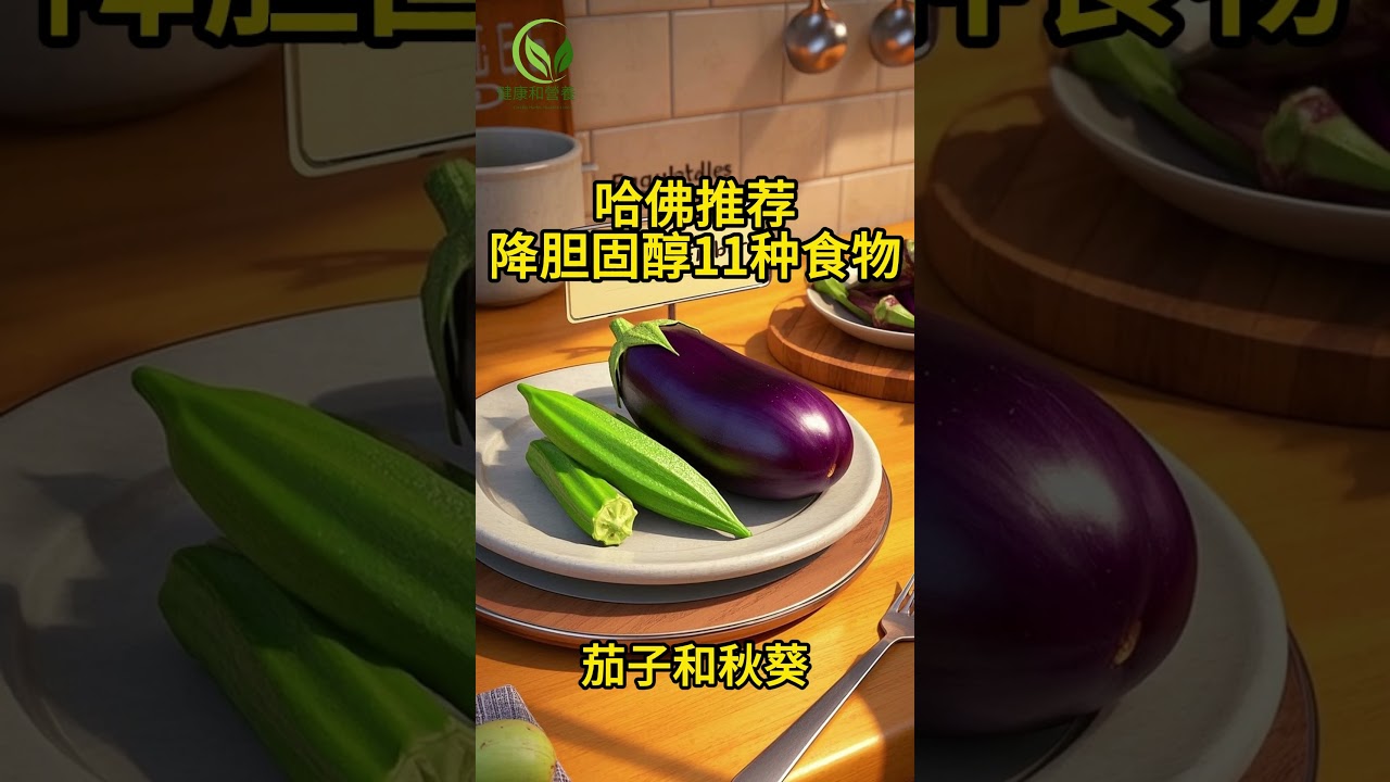 哈佛推荐降胆固醇11种食物  #健康和营养