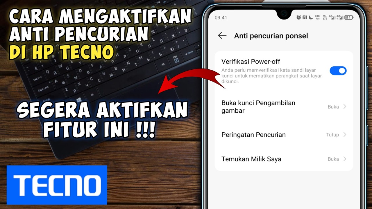 Cara Mengaktifkan Fitur Anti Pencurian Di Hp Tecno
