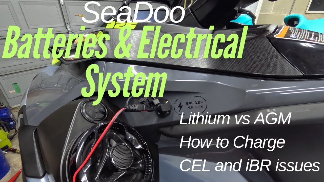 SeaDoo Batteries // Charging, Haijiu Problems, Lithium vs AGM, Battery Testing and Diagnosing Probs