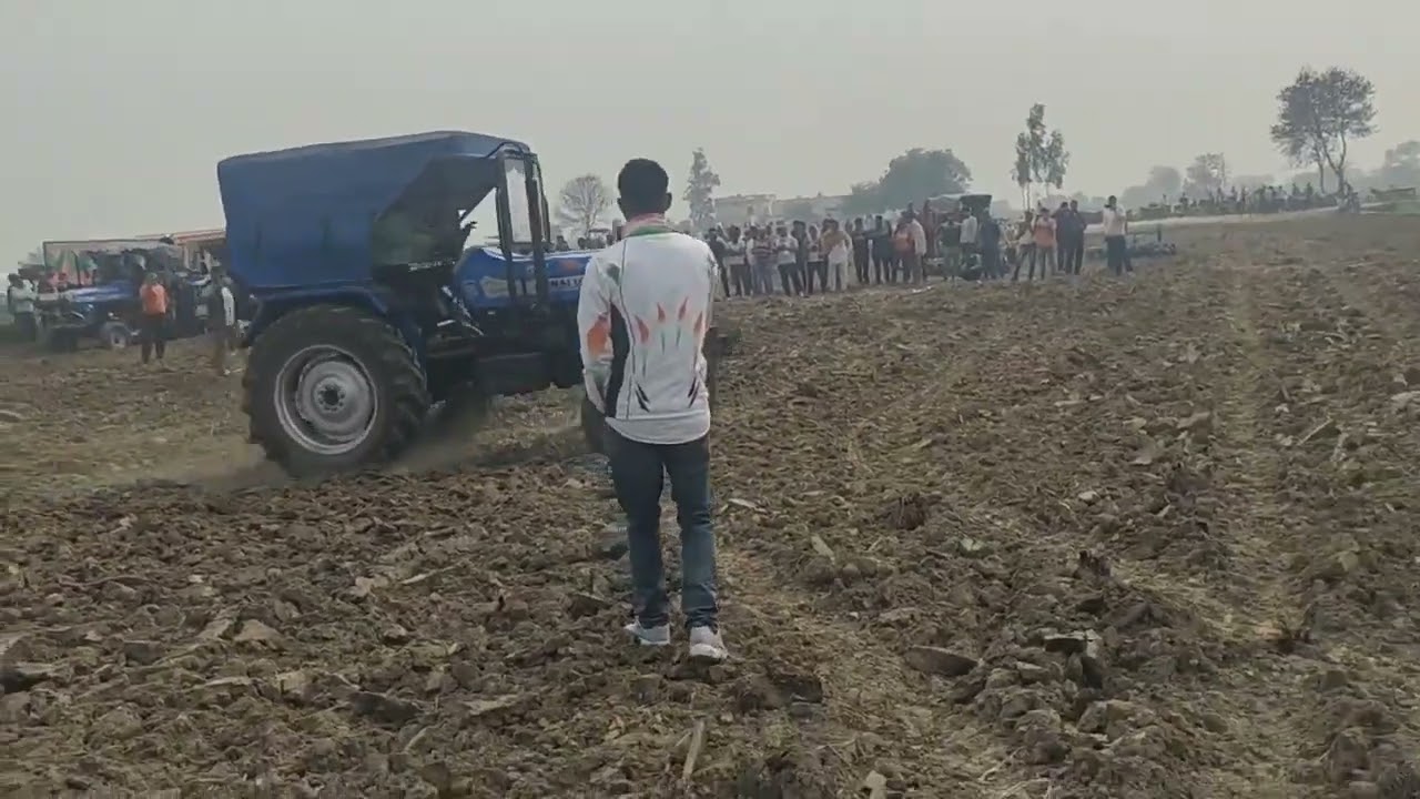 Sonalika 35 tractor ke stunt dekho 