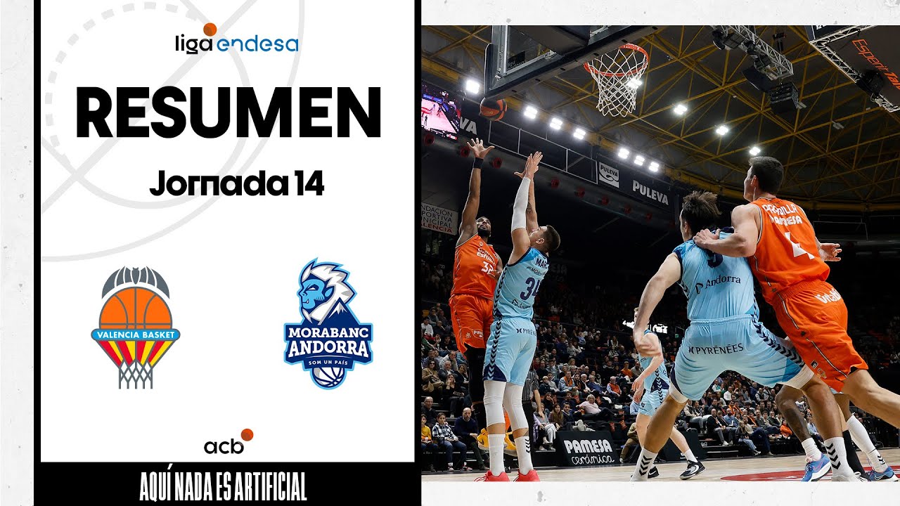 Valencia Basket - MoraBanc Andorra (86-82) RESUMEN | Liga Endesa 2023-24