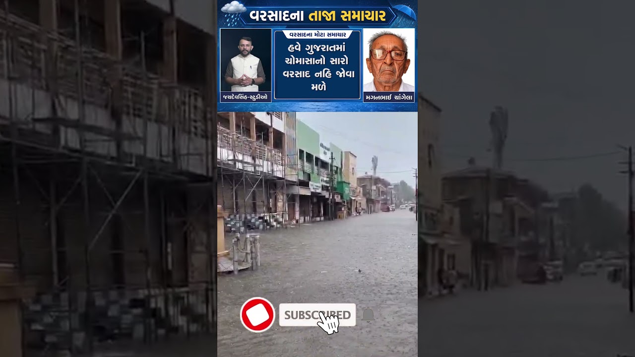Gujarat weather update ભૂલી જજો હવે સારો વરસાદ આવે તેવું , ખુબ ચિંતાજનક સ્થિતિ , મોટી આગાહી live