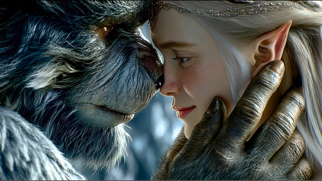 【短編映画】半獣とエルフの姫の秘密の恋｜AIオリジナルストーリー