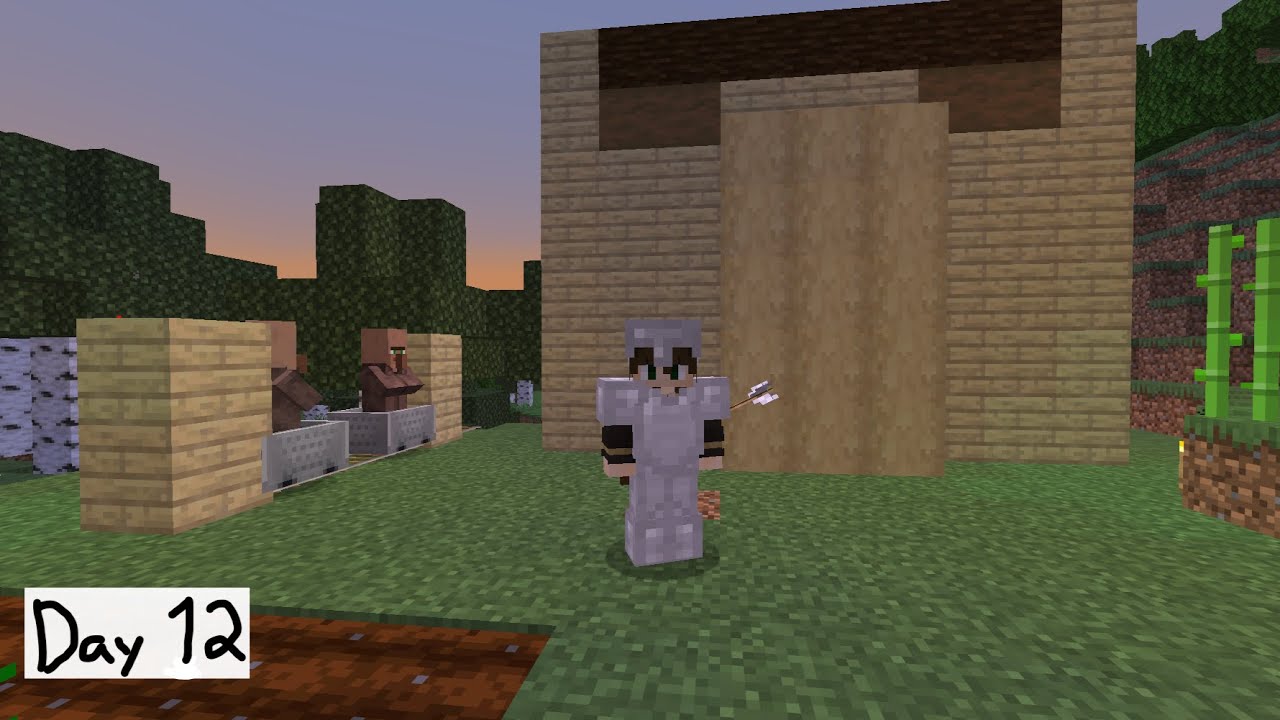 Villager Operation Begins | One Minecraft Day at a Time – Day 12