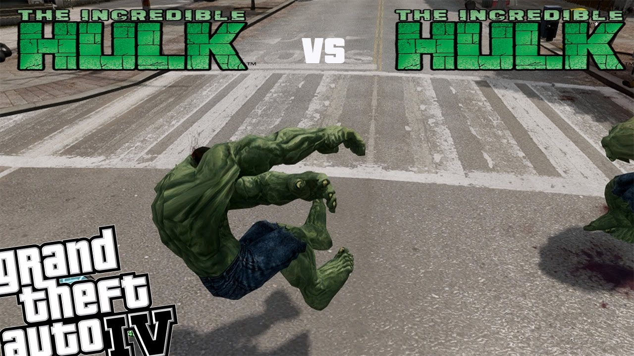GTA IV Hulk Mod with Powers - Hulk vs Hulk Rematch