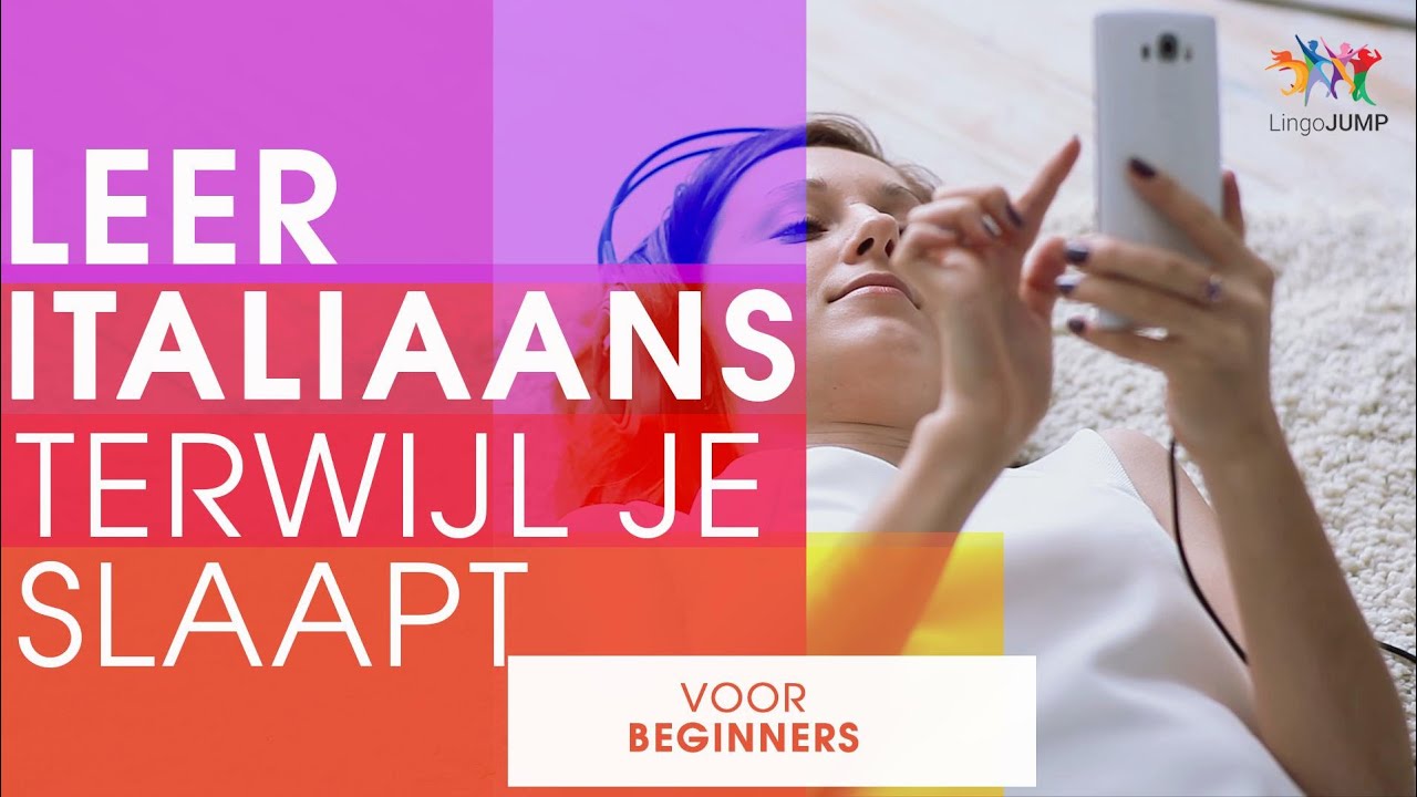 Leer Italiaans tijdens je slaap! Voor Beginners! Leer Italiaanse woorden & zinnen terwijl je slaapt!