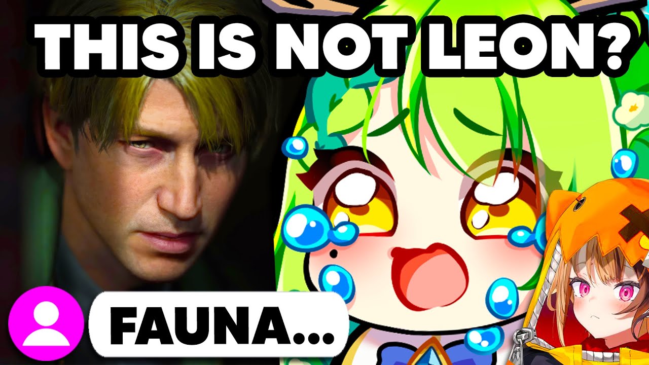 Fauna Legitimately Thought This Was Leon From Resident Evil...【Hololive EN】