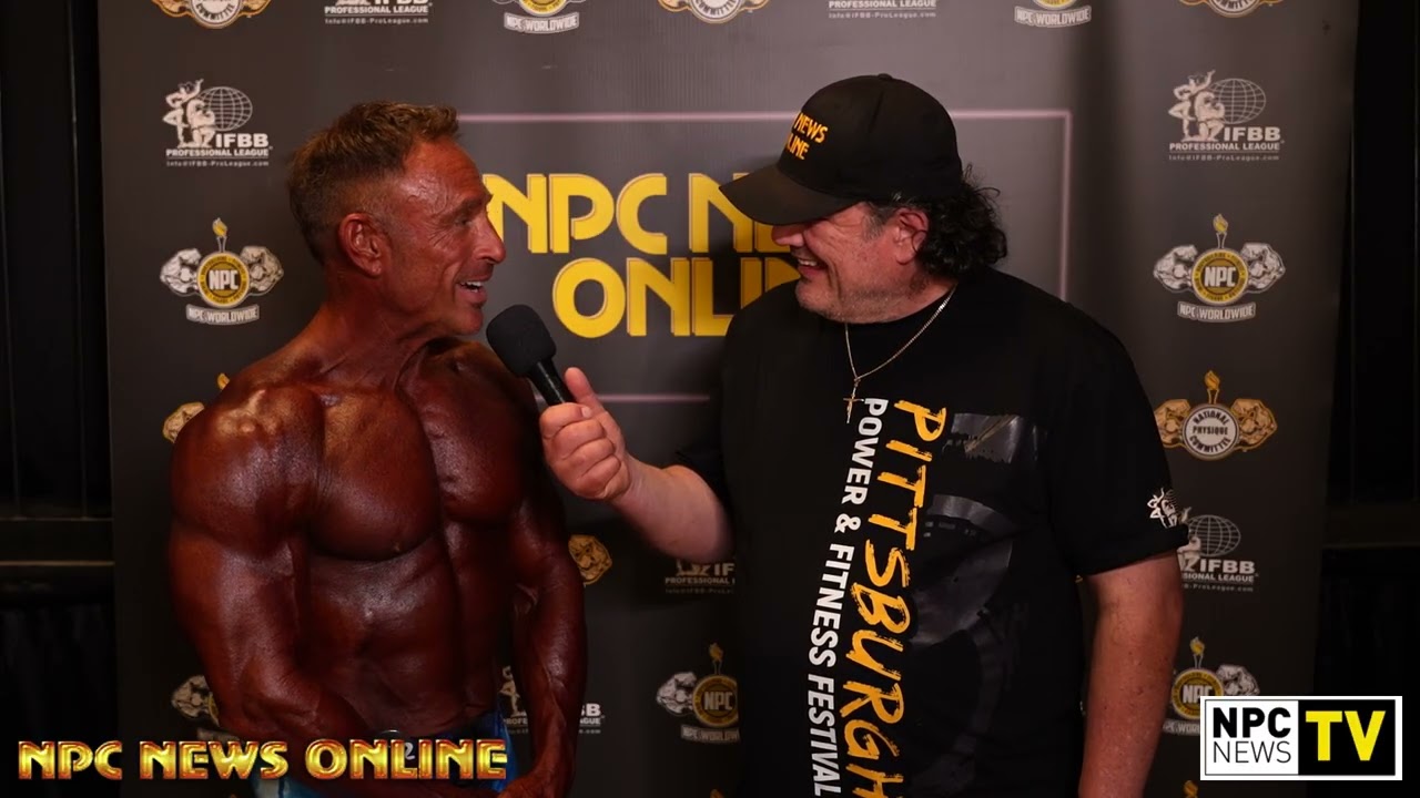 2025 NPC North American Men's Physique 55+ Overall Winner Jay Hoffman