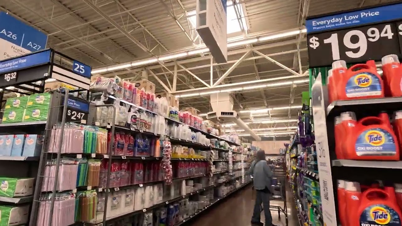 Shopping at Walmart Supercenter, 6005 S Eastern Ave, Las Vegas, Nevada, 14 February 2026, GFH10800