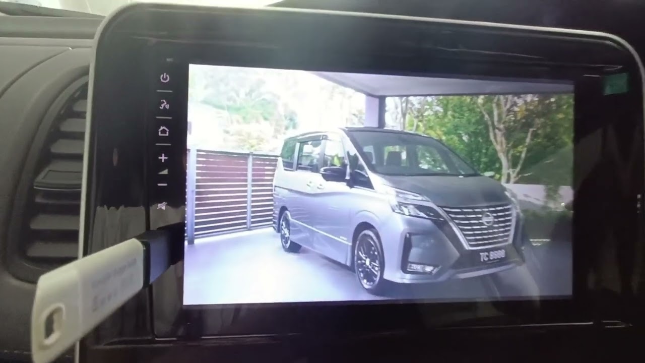 Cara connect screen depan dan tengah Nissan Serena C27 Facelift