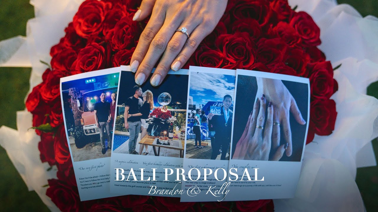Romantic Ways to Propose in Bali??? Brandon & Kelly // BALI PROPOSAL