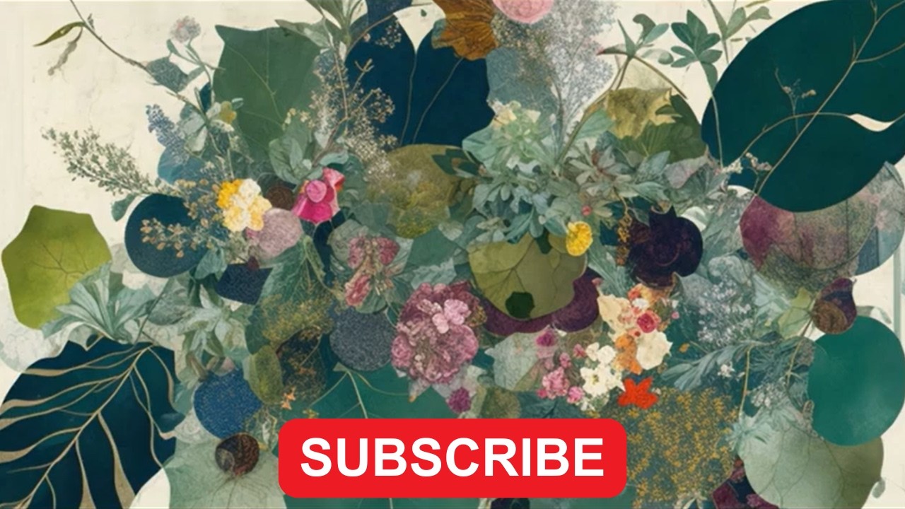 Floral Watercolour TV Screensaver – TV Wallpaper – 1 Hour – No Music, No Sound