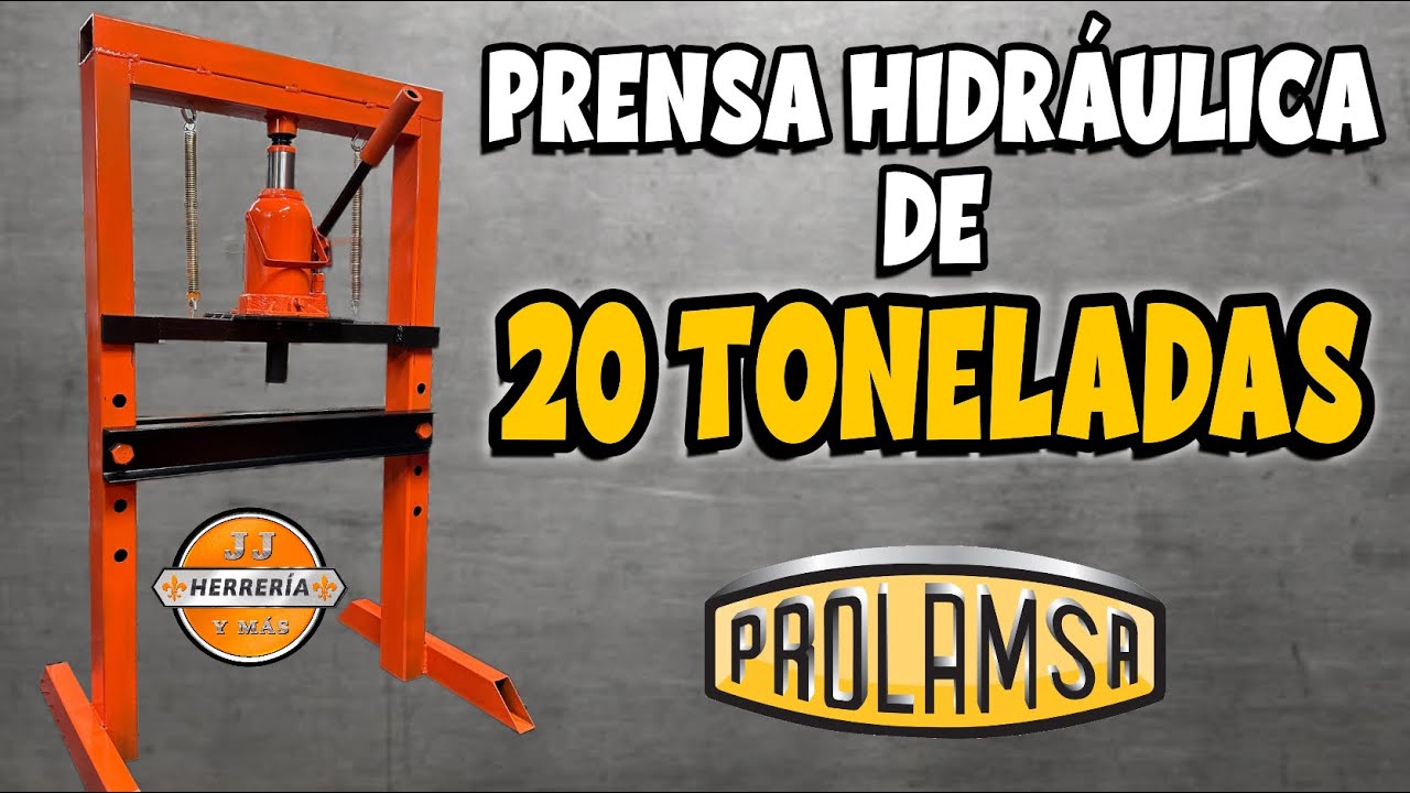 ✅Como Hacer Una PRENSA HIDR&Aacute;ULICA DE 20 TONELADAS✅