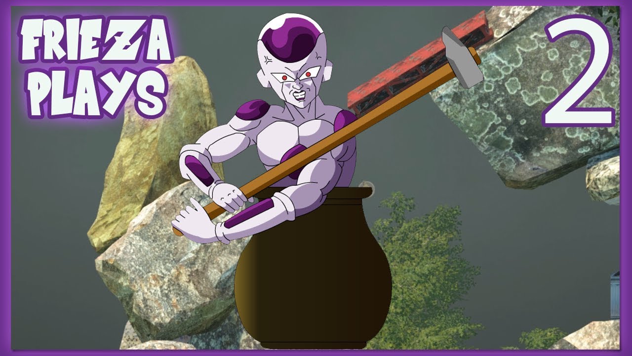 THIS GAME IS GONNA BREAK ME! FRIEZA PLAYS GETTING OVER IT 2!