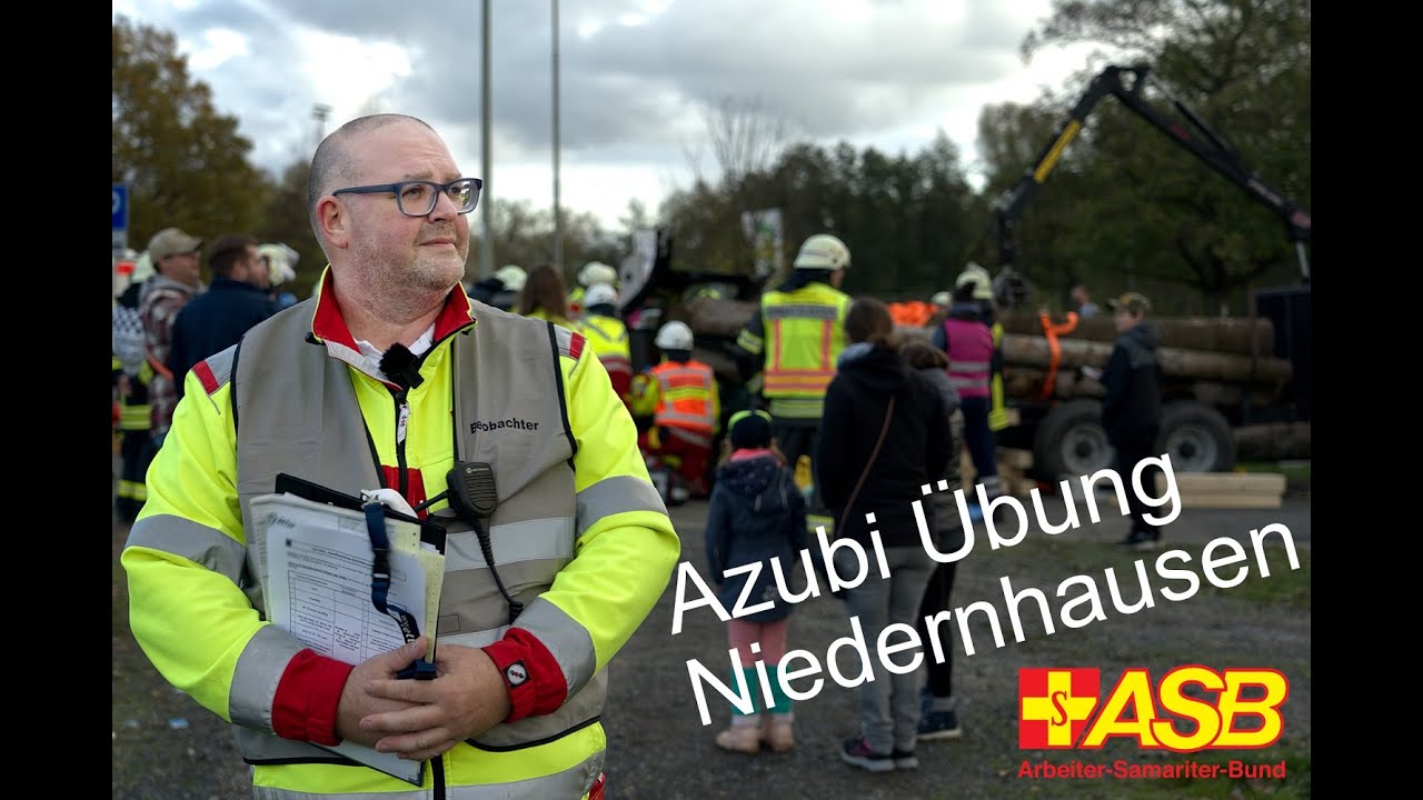 Einsatzübung der Auszubildenen
