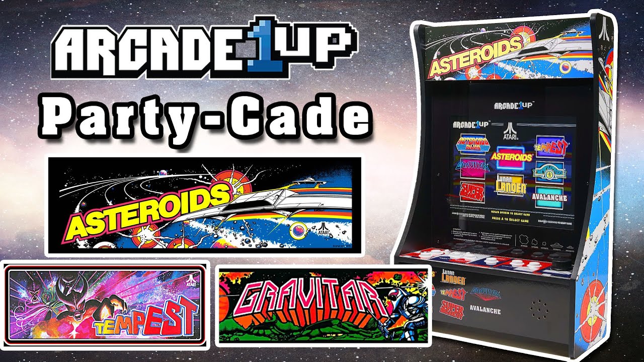Обзор Arcade1up PARTY-CADE - 8 в 1: Asteroids, Tempest, Gravitar, Warlords