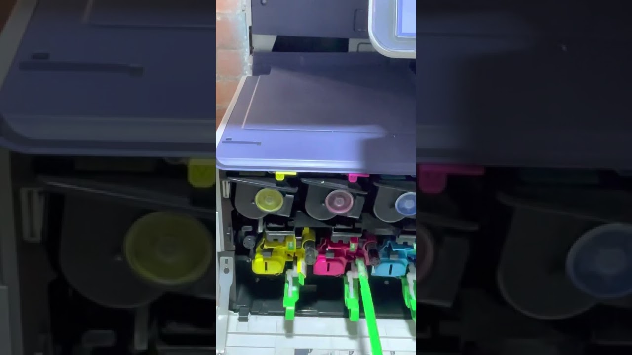 Como limpiar los filtros del laser, las coronas y desocupar el desecho de la toshiba 3055c