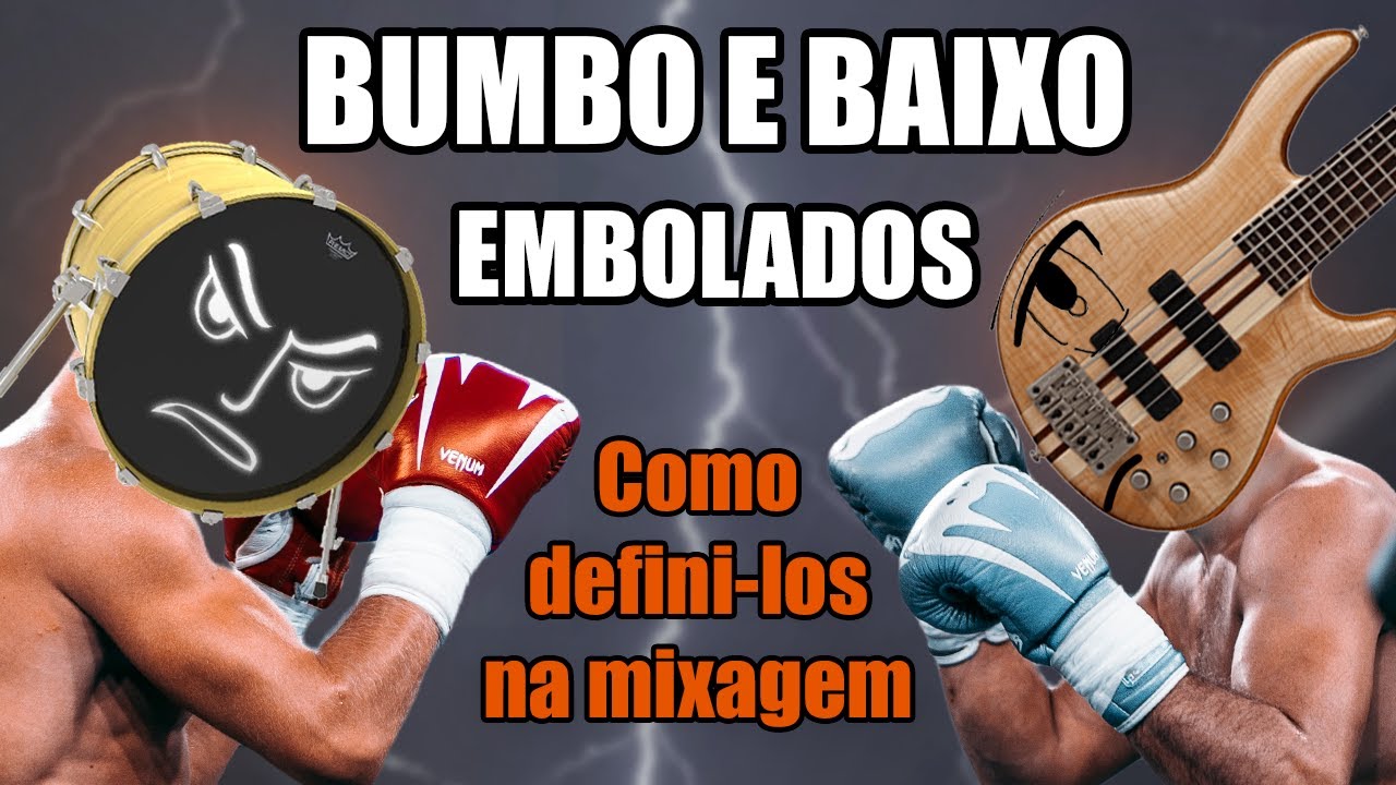 Como definir baixo e bumbo | Resolvendo a briga na Mixagem