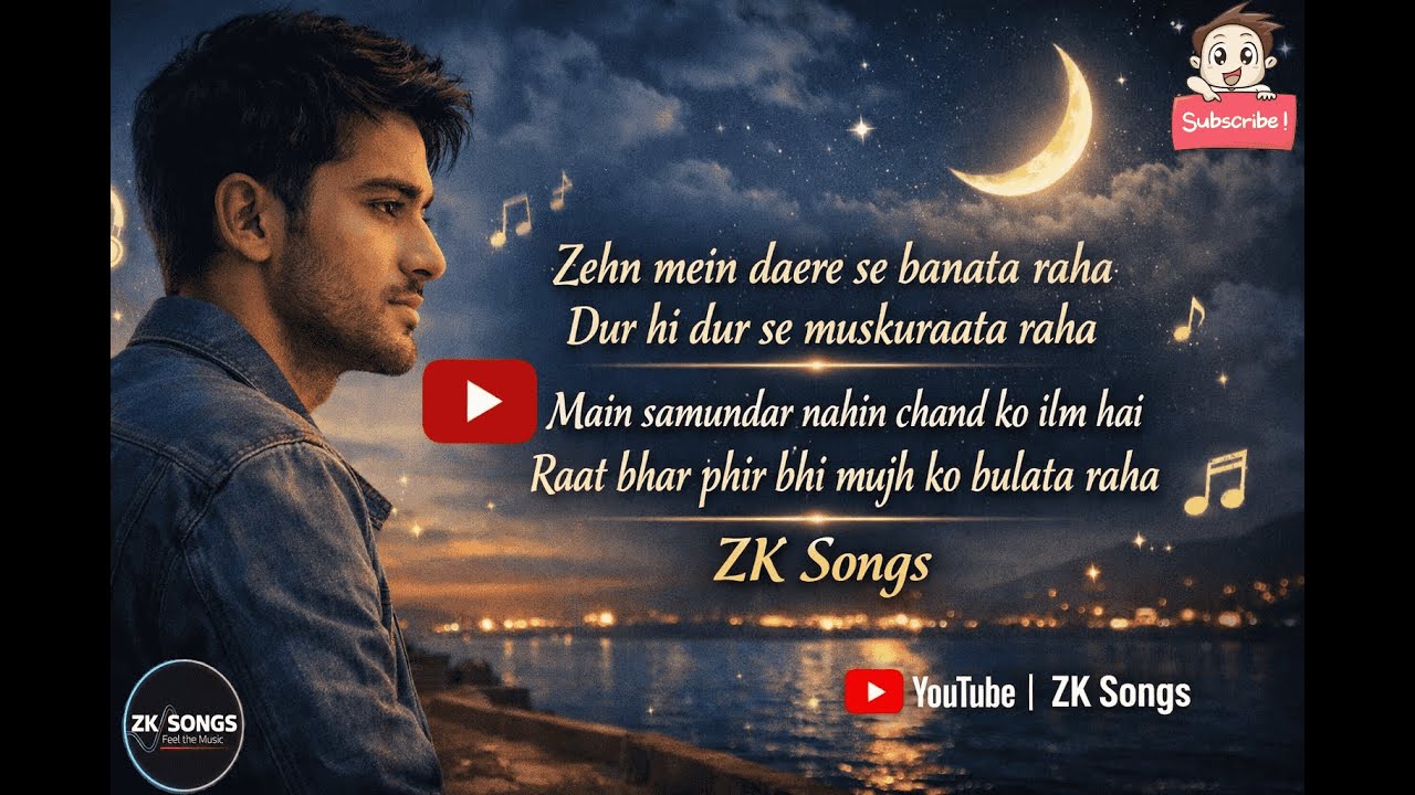 Zehn Mein Daere Se Banata Raha | ZK Songs | Soulful Ghazal #emotionalsong #aigeneratedsong #sadsong