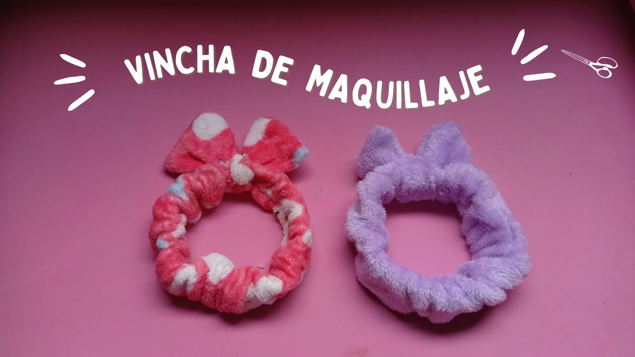 Tutorial vincha para maquillaje/skincare  - makeup headband