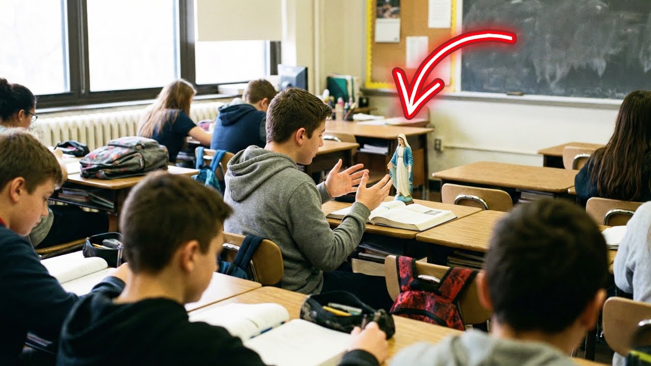 Boy Takes a Statue of the Virgin Mary to School Every Day&hellip; Teacher Gets Emotional Upon Discovery