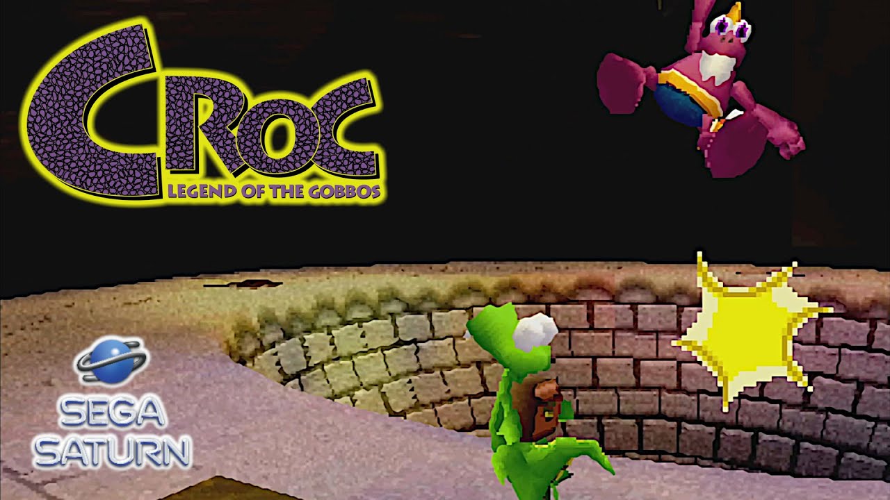 Croc Legend of the Gobbos [Saturn] 100% - Level 4-B1 Fosley's Freaky Donut