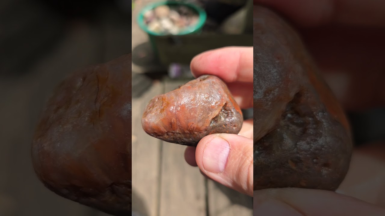 Found the last AGATE (an amazing TUBE / SAGENITE spray LSA- cleaned up at end) on  former corn field