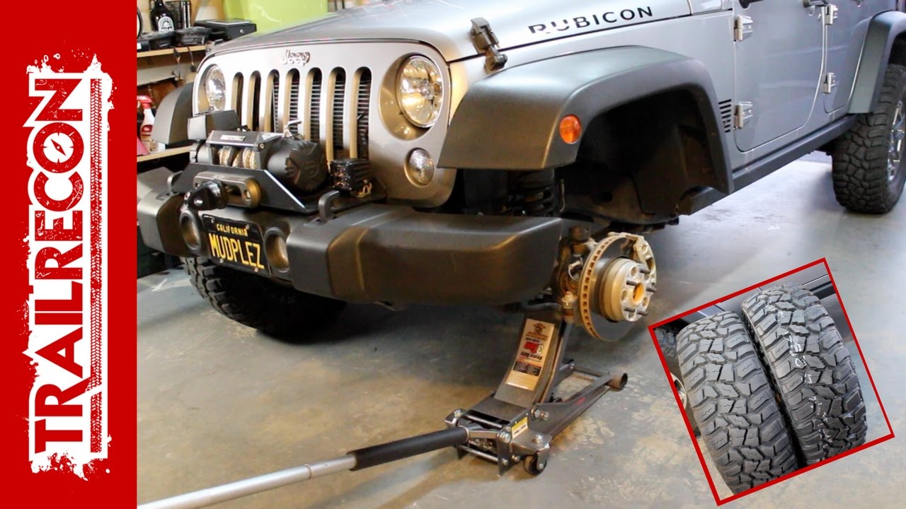 How to do a 5 Tire Rotation on a Jeep - Cooper STT Pro Tire Wear