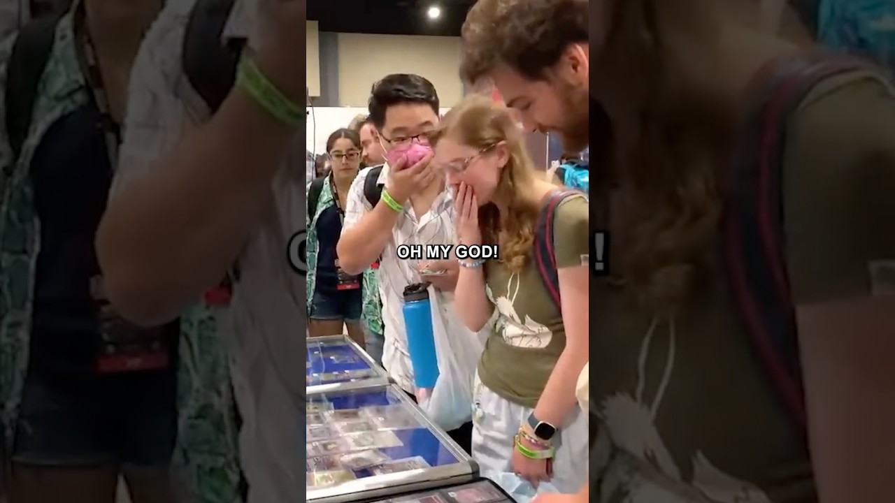 She NEVER expected this! | Pokemon card vendor POV #pokemon #pokemoncard #tcg #wholesome