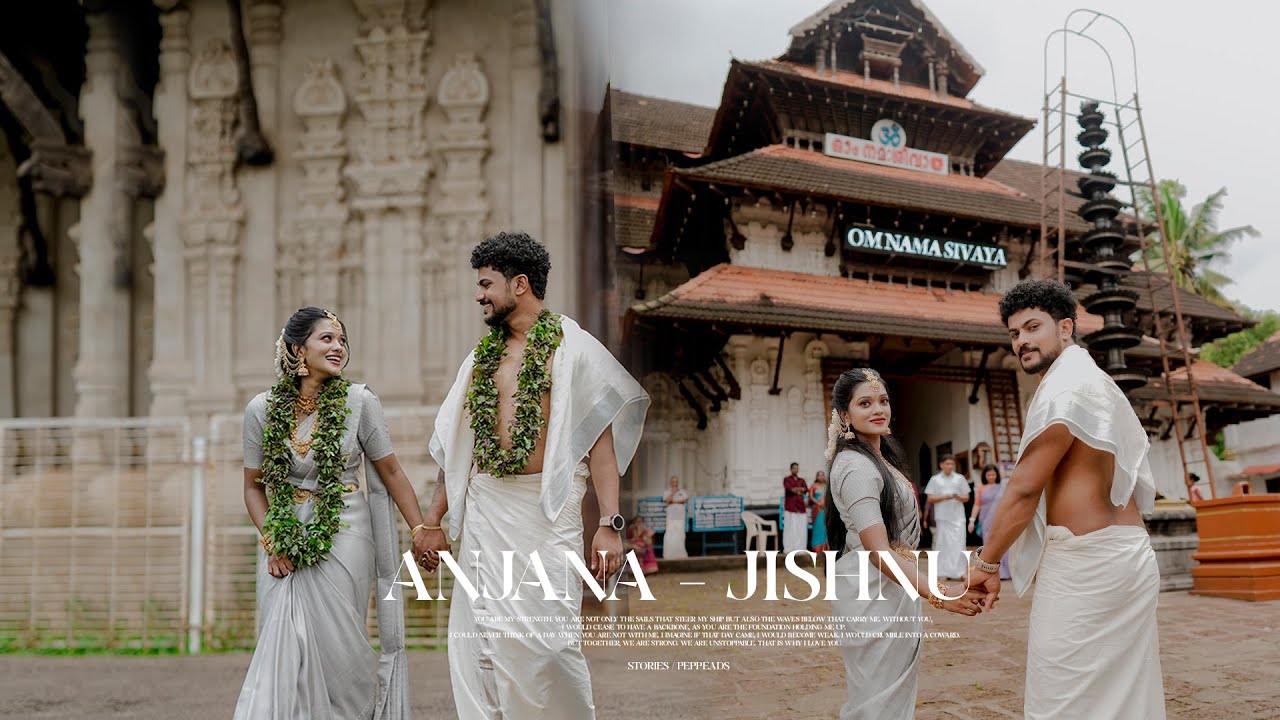 Kerala Hindu Traditional Wedding Highlights | Jishnu & Anjana 2024|