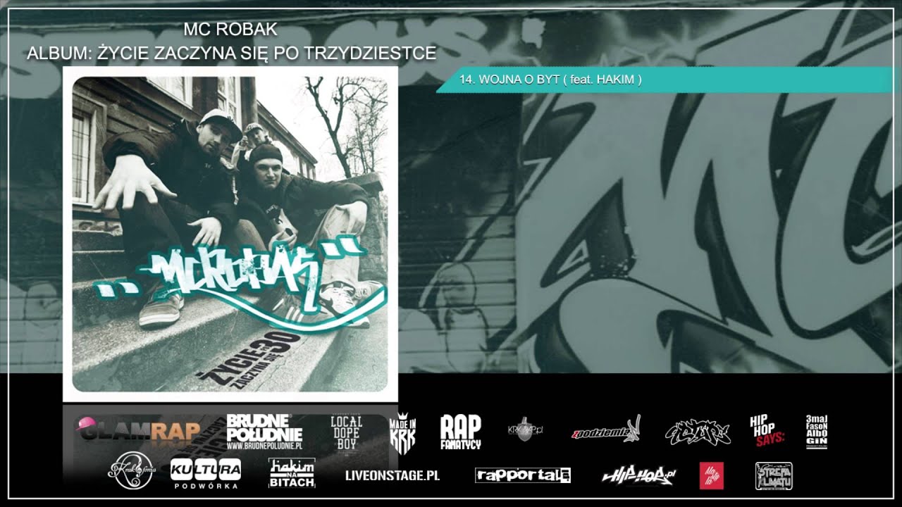 14. MC Robak - Wojna O Byt (feat. Hakim)