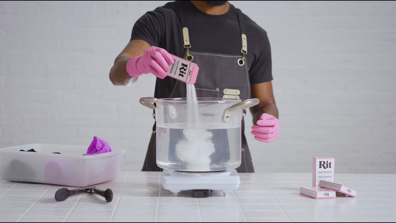 How to Use Rit Color Remover