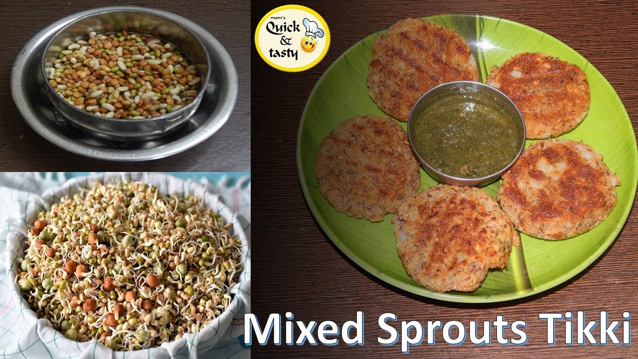 Mixed Sprouts Tikki || How to make healthy sprouts Tikki || Sprouts Cutlet
