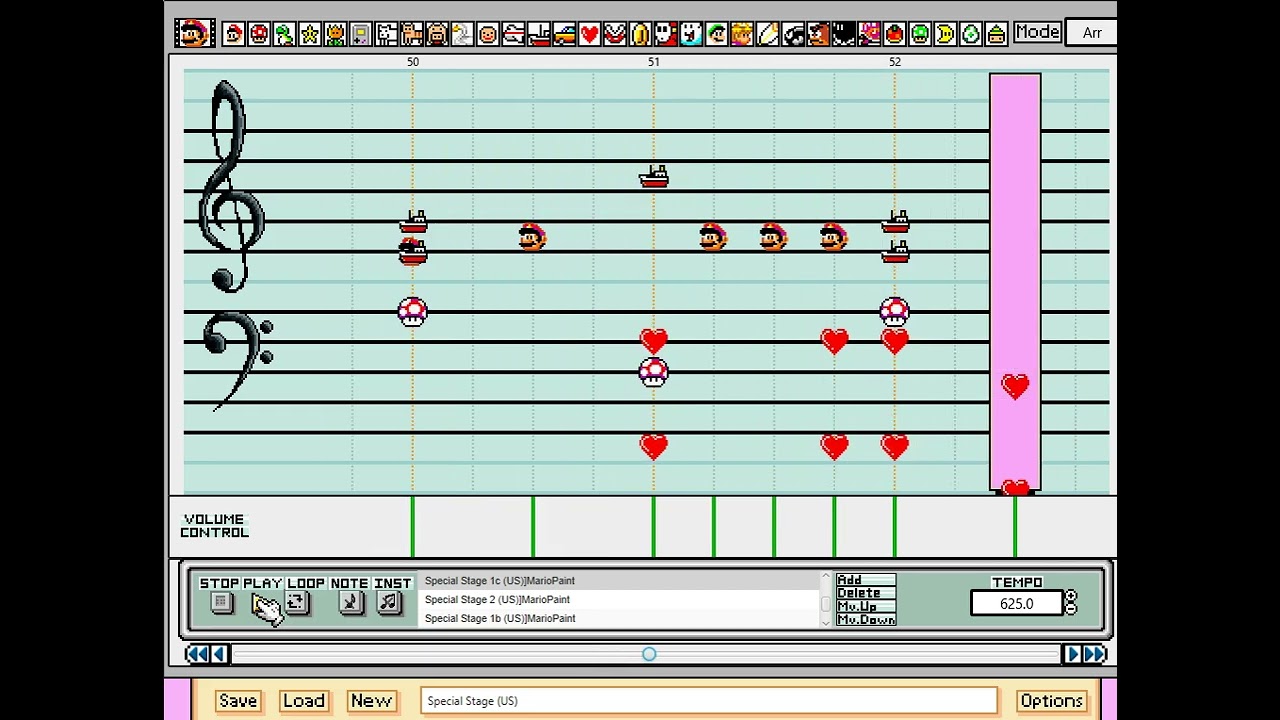 Special Stage - Sonic CD (US) - Mario Paint