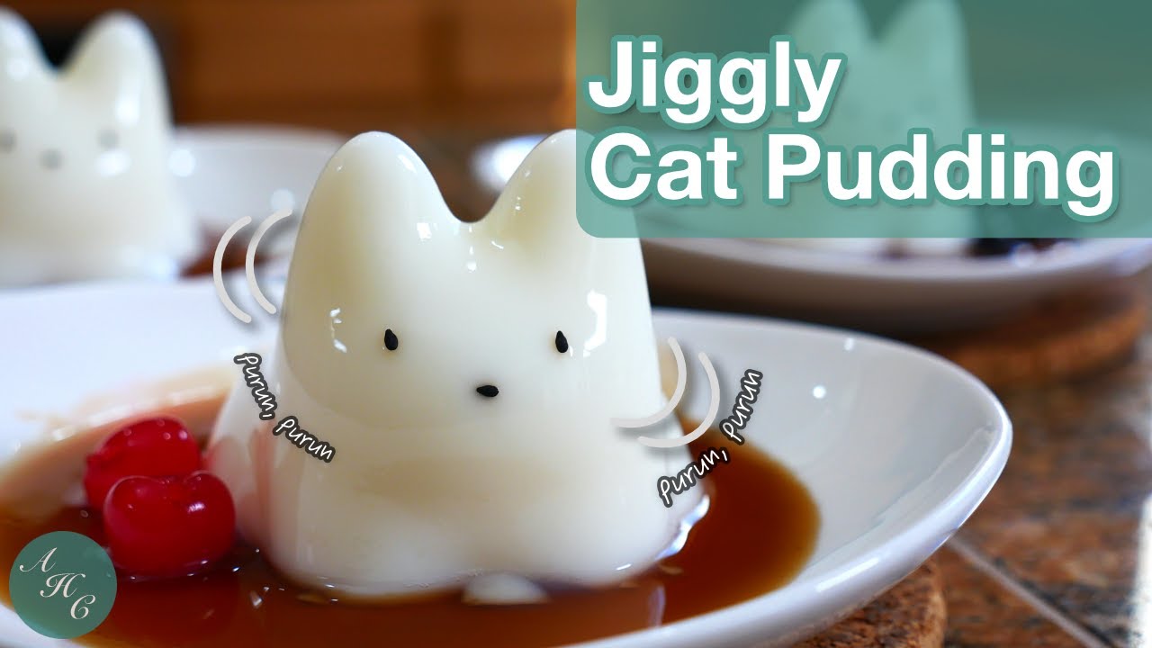 How to make Jiggly Cat Pudding / Cat Jelly | Cute and fun!  😻 🍮