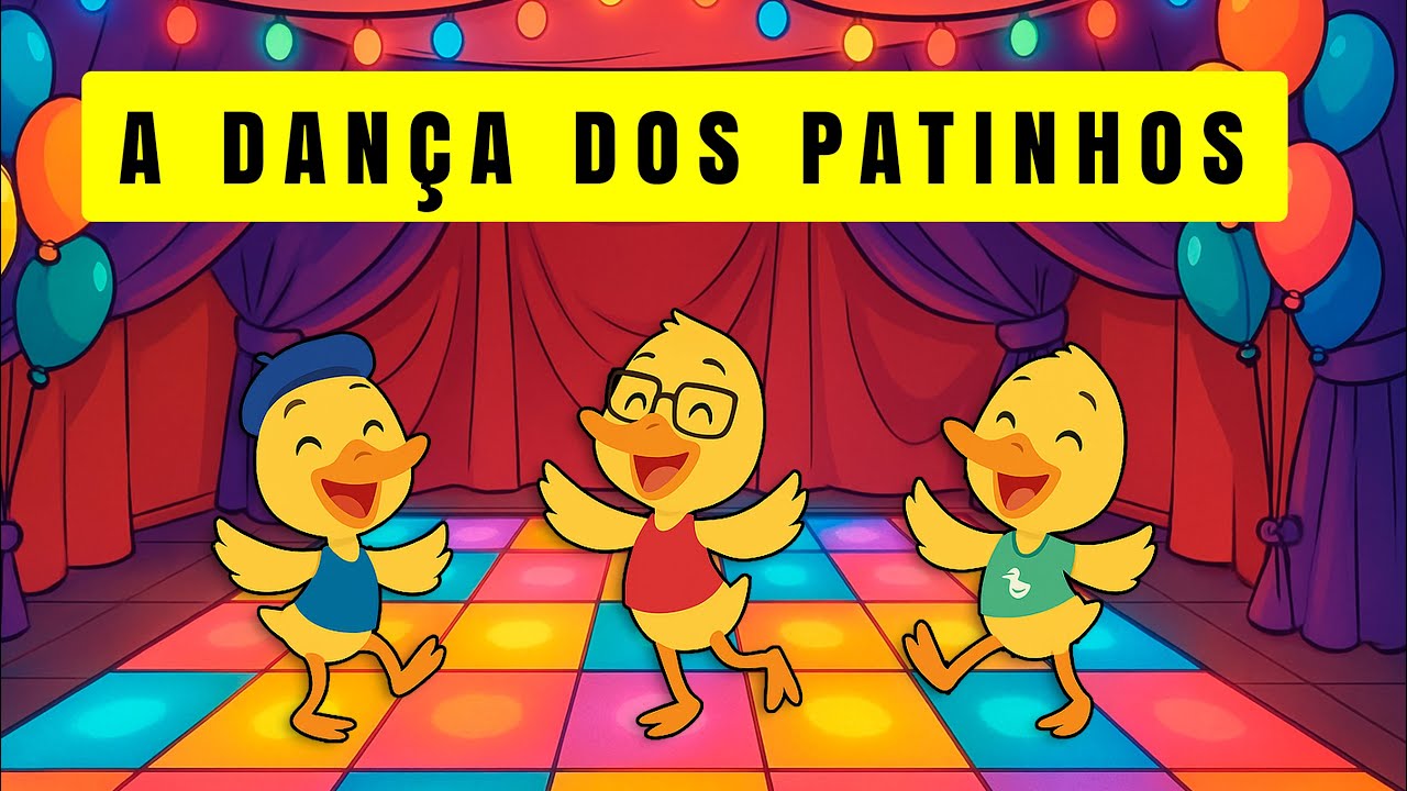 A Dança dos Patinhos | TV Patinhos | Desenho animado | Música Infantil