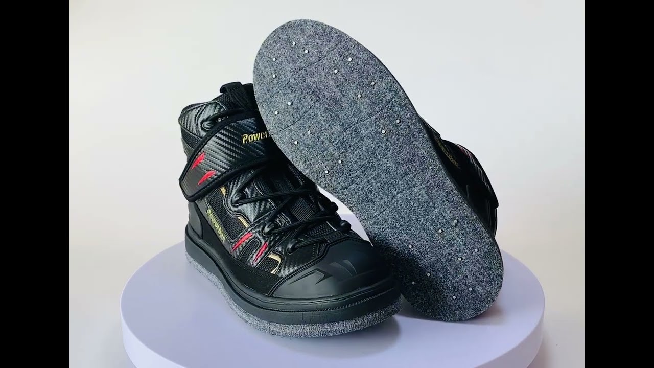 Felt Sole Fishing Shoes For Slippery Rocks