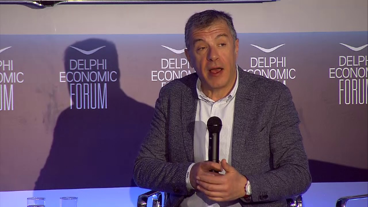 Stavros Theodorakis in conversation with Antonis Dellatolas | Delphi Economic Forum 2018